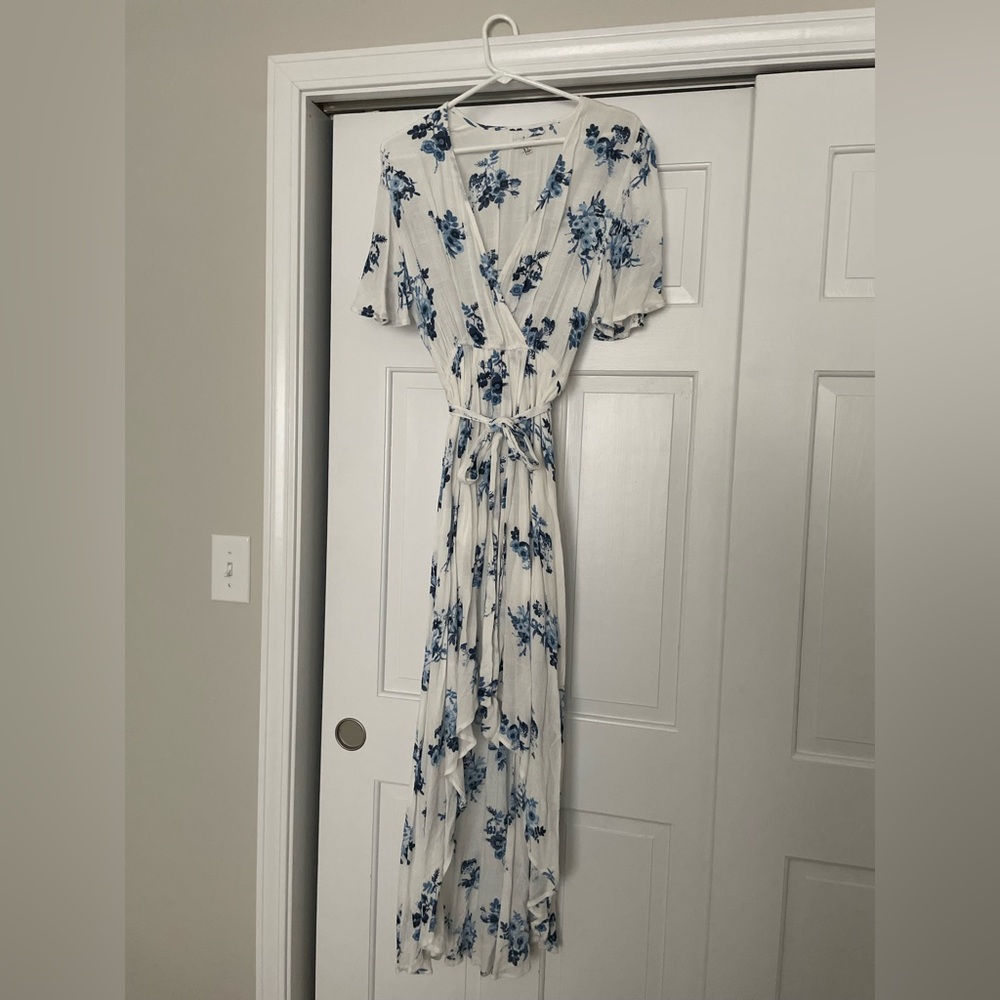 High low floral dress